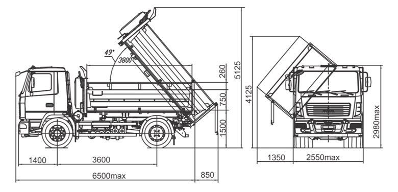 МАЗ-5550V5 Колос